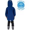 JAN & JUL Waterproof Rain Jacket, Raincoat for Kids(Thin-lined: Nebula Blue)
