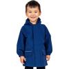 JAN & JUL Waterproof Rain Jacket, Raincoat for Kids(Thin-lined: Nebula Blue)