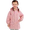 JAN & JUL Waterproof Rain Jacket, Raincoat for Kids(Thin-lined: Prairie Flowers)