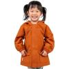 JAN & JUL Waterproof Rain Jacket, Raincoat for Kids(Thin-lined: Terracotta)