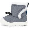 JAN & JUL Water Resistant Stay-On Winter Trail Boots for Toddler and Baby(Heather Grey)