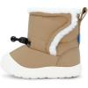 JAN & JUL Water Resistant Stay-On Winter Trail Boots for Toddler and Baby(Soft Brown)