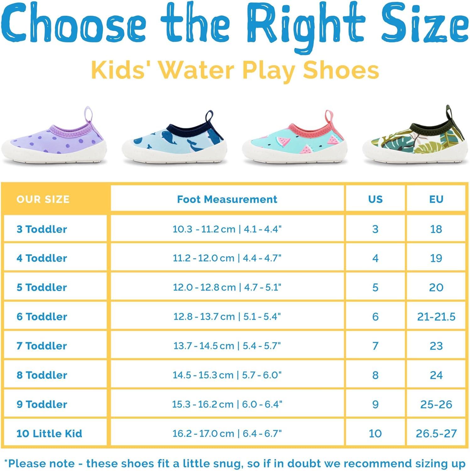 imageJAN ampamp JUL QuickDry Water Shoes for Baby ampamp Toddler with Flexible SolesManta Ray