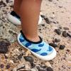 JAN & JUL Quick-Dry Water Shoes for Baby & Toddler with Flexible Soles(Blue Whale)