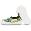 JAN & JUL Quick-Dry Water Shoes for Baby & Toddler with Flexible Soles(Green Tropical)