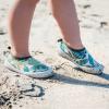 JAN & JUL Quick-Dry Water Shoes for Baby & Toddler with Flexible Soles(Green Tropical)