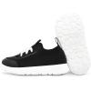 JAN & JUL Waterproof Shoes for Kids, Toddlers’ Breathable Sneakers(Black)