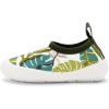 JAN & JUL Quick-Dry Water Shoes for Baby & Toddler with Flexible Soles(Green Tropical)