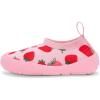JAN & JUL Quick-Dry Water Shoes for Baby & Toddler with Flexible Soles(Pink Strawberry)