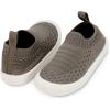 JAN & JUL Slip-on Kids Knit Shoes, Breathable Machine Washable Sneakers(Xplorer Knit Shoes: Earthy Taupe)