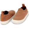 JAN & JUL Slip-on Kids Knit Shoes, Breathable Machine Washable Sneakers(Xplorer Knit Shoes: Khaki)