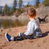JAN & JUL Slip-on Kids Knit Shoes, Breathable Machine Washable Sneakers(Xplorer Knit Shoes: Navy)