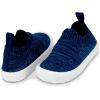 JAN & JUL Slip-on Kids Knit Shoes, Breathable Machine Washable Sneakers(Xplorer Knit Shoes: Navy)