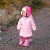 JAN & JUL Water-Resistant Snow Boots for Toddlers and Kids(Toasty-dry Tall: Dusty Pink)