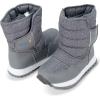 JAN & JUL Water-Resistant Snow Boots for Toddlers and Kids(Toasty-dry Tall: Heather Grey)
