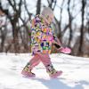 JAN & JUL Water-Resistant Snow Boots for Toddlers and Kids(Toasty-dry Tall: Winter Sun)