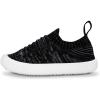 JAN & JUL Slip-on Kids Knit Shoes, Breathable Machine Washable Sneakers(Xplorer Knit Shoes: Black)