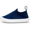 JAN & JUL Slip-on Kids Knit Shoes, Breathable Machine Washable Sneakers(Xplorer Knit Shoes: Navy)