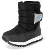 JAN & JUL Water-Resistant Snow Boots for Toddlers and Kids(Toasty-dry Tall: Black)