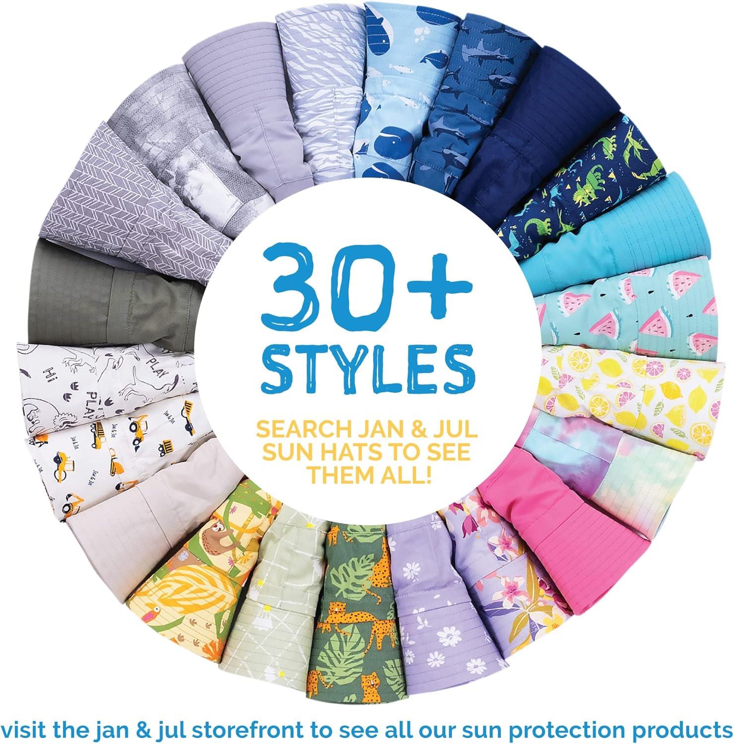 imageJAN ampamp JUL 50 UPF QuickDry SunHats for BoysPurple