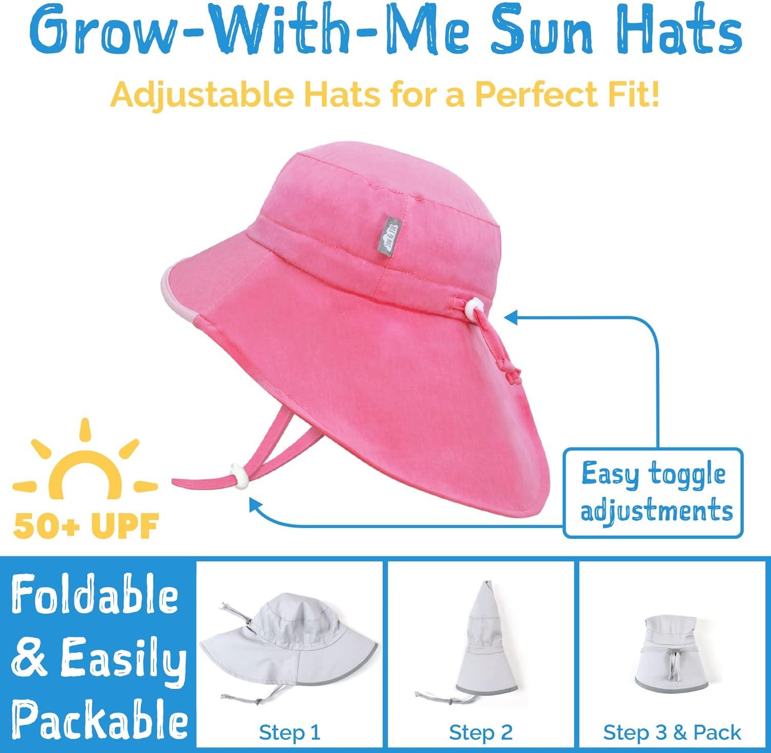 imageJAN ampamp JUL 50 UPF QuickDry SunHats for BoysPurple