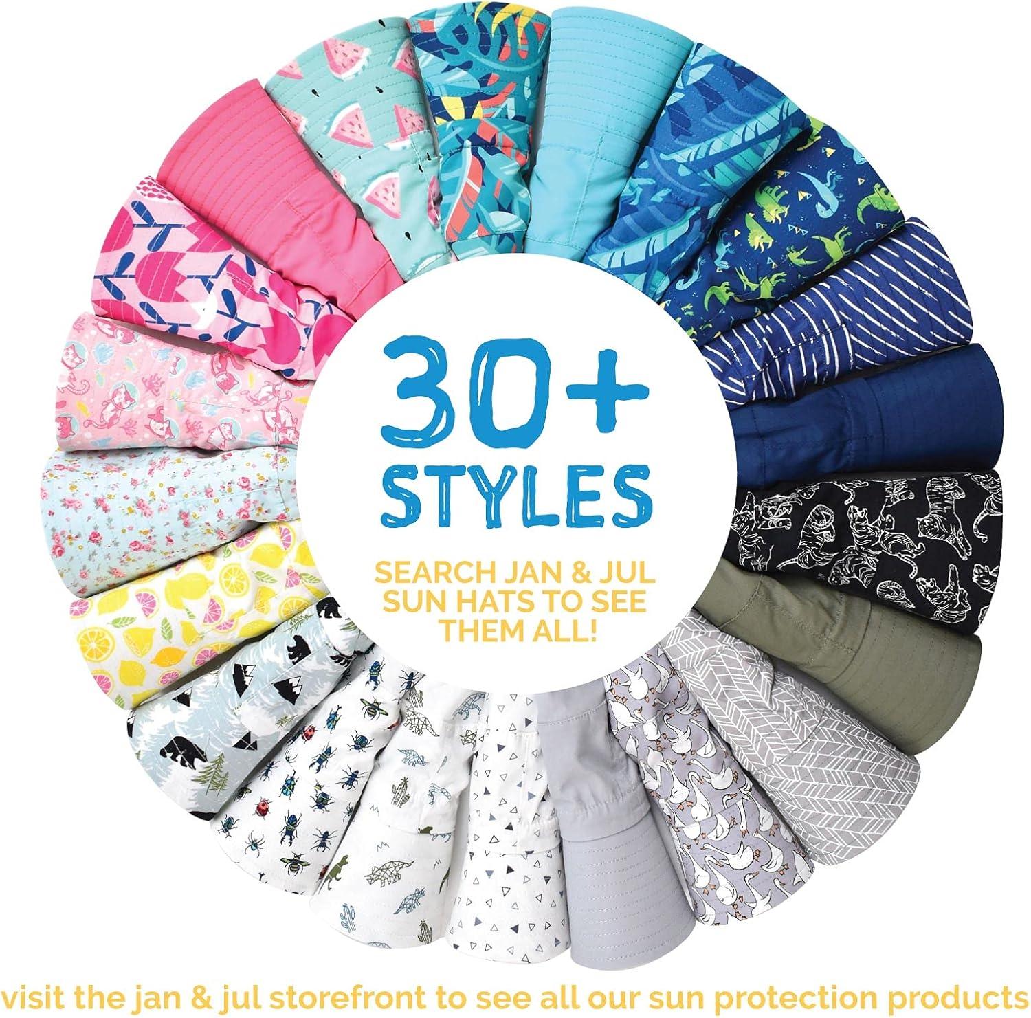 imageJAN ampamp JUL Adjustable Cotton Floppy Sun Hat with 50 UPF Protection for GirlsCoral