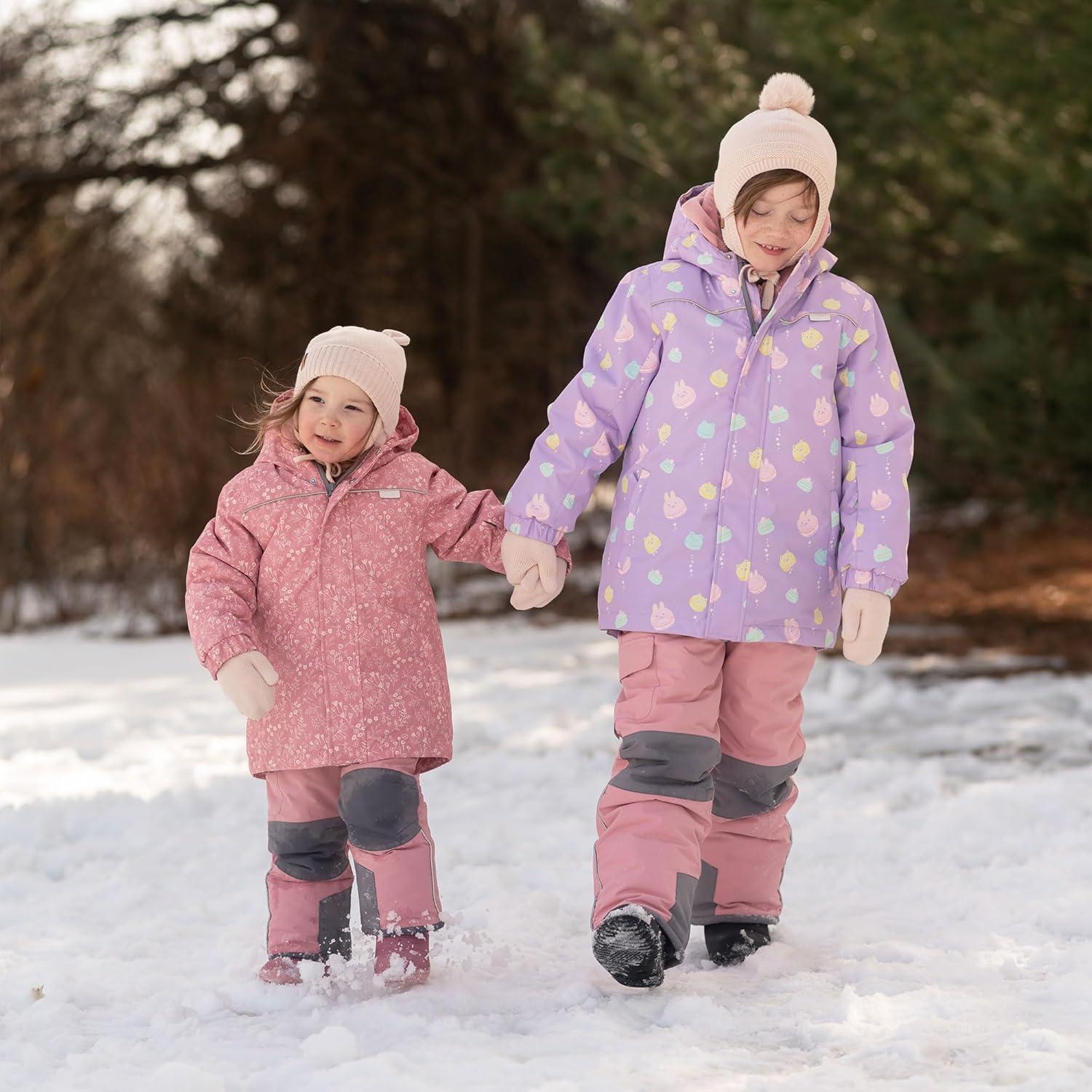 imageJAN ampamp JUL Fleece Lined Knit Mittens for Babies and ToddlersThumbless Mitten Light Pink