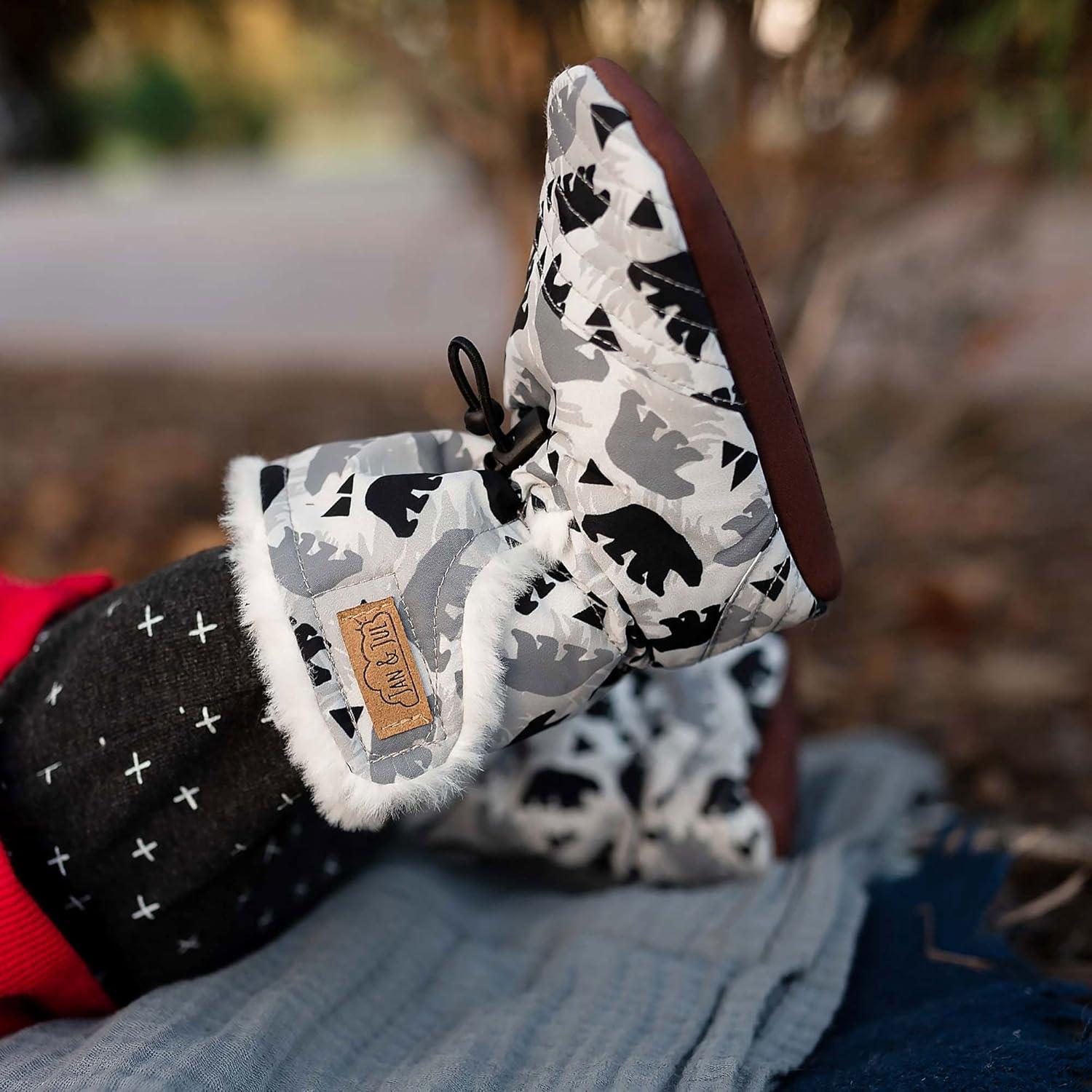 imageJAN ampamp JUL Winter Booties Boots Baby for Toddler SizeBear