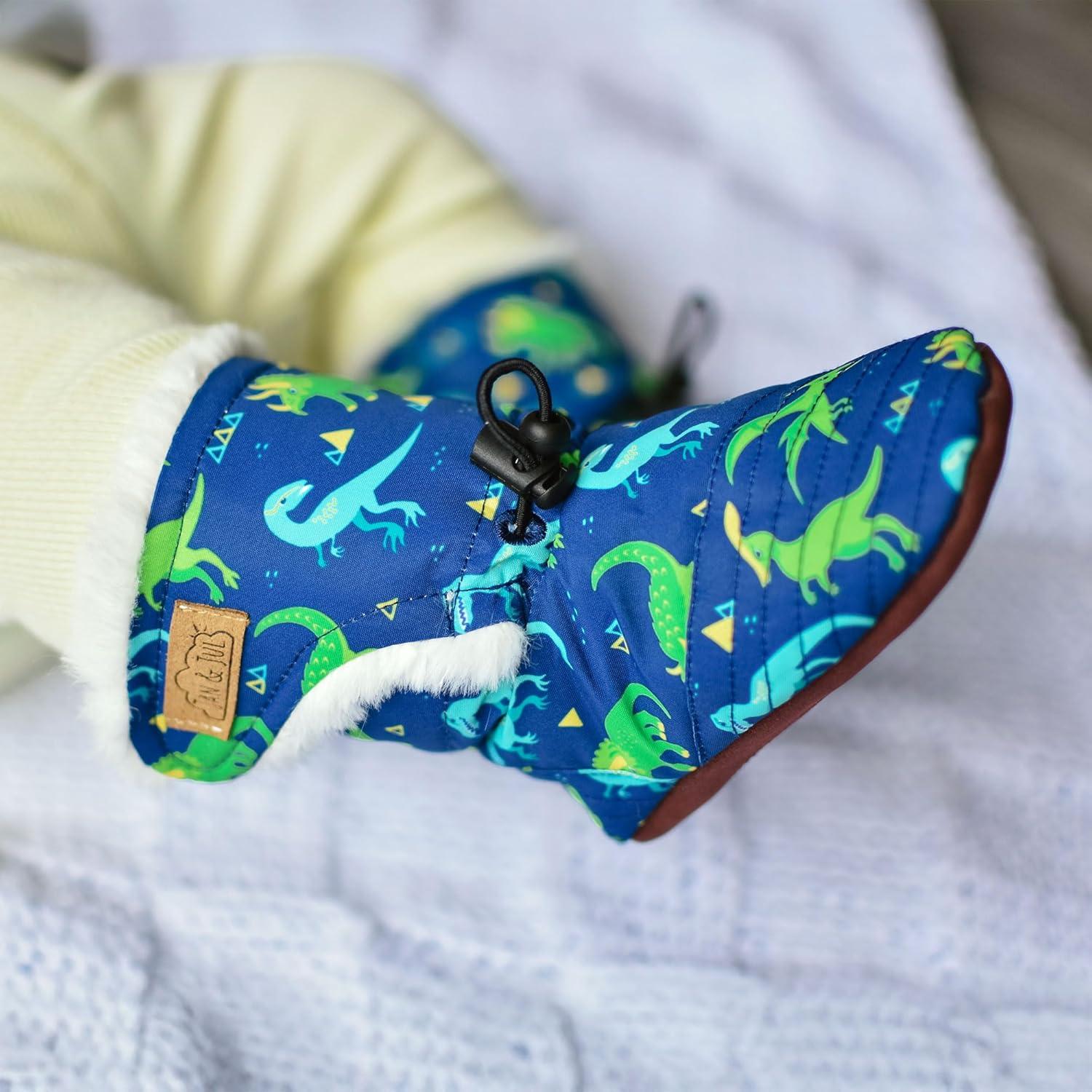 imageJAN ampamp JUL Winter Booties Boots Baby for Toddler SizeSpace Dinos