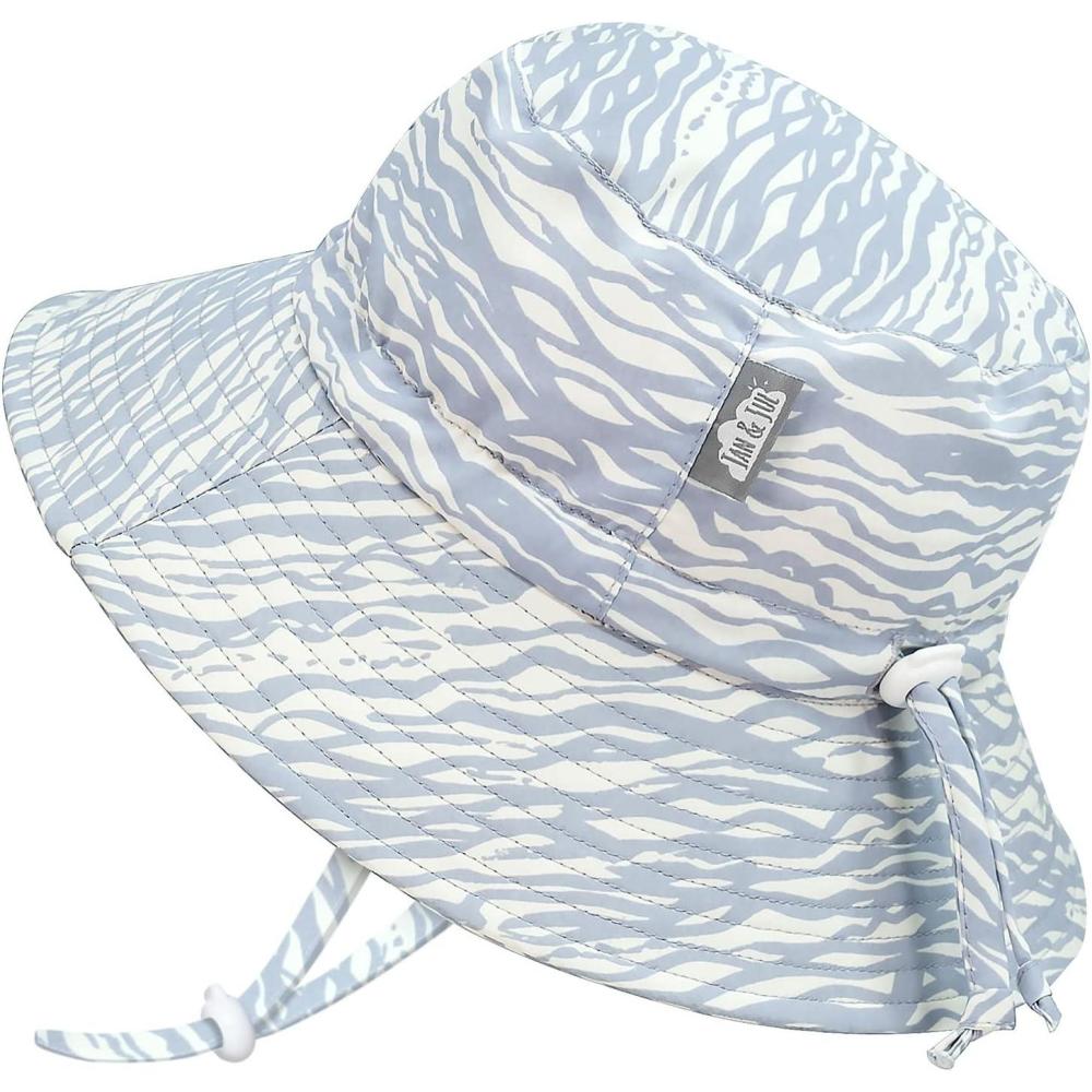 imageJAN ampamp JUL Quick Dry SunHat with Neck Flap for Swimming Boys Beach HatWaves