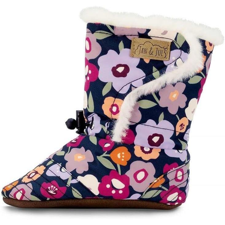 imageJAN ampamp JUL Winter Booties Boots Baby for Toddler SizeWinter Flowers