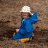 JAN & JUL Adjustable Cotton Floppy Sun Hat with 50+ UPF Protection for Girls(Little Diggers)