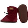 JAN & JUL Fleece Cozy Booties for Babies and Toddlers(Maroon)