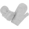 JAN & JUL Fleece Lined Knit Mittens for Babies and Toddlers(Mitten: Soft Grey)