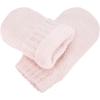 JAN & JUL Fleece Lined Knit Mittens for Babies and Toddlers(Thumbless Mitten: Light Pink)