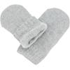 JAN & JUL Fleece Lined Knit Mittens for Babies and Toddlers(Thumbless Mitten: Soft Grey)