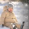 JAN & JUL Knit Bear Winter Hat for Babies and Toddlers(Soft Grey)