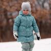 JAN & JUL Knit Bear Winter Hat for Babies and Toddlers(Soft Grey)
