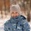 JAN & JUL Knit Bear Winter Hat for Babies and Toddlers(Wheat Field)