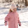 JAN & JUL Knit Pom-Pom Winter Hat, Fleece Lined Baby Beanie for Boys and Girls(Light Pink)
