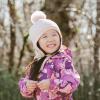 JAN & JUL Knit Pom-Pom Winter Hat, Fleece Lined Baby Beanie for Boys and Girls(Light Pink)