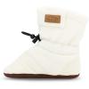 JAN & JUL Fleece Cozy Booties for Babies and Toddlers(Cream)