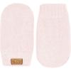 JAN & JUL Fleece Lined Knit Mittens for Babies and Toddlers(Thumbless Mitten: Light Pink)