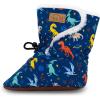 JAN & JUL Winter Booties Boots Baby for Toddler Size:(Space Dinos)