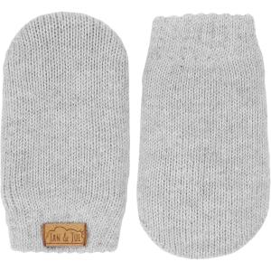 JAN & JUL Fleece Lined Knit Mittens for Babies and Toddlers(Thumbless Mitten: Soft Grey)