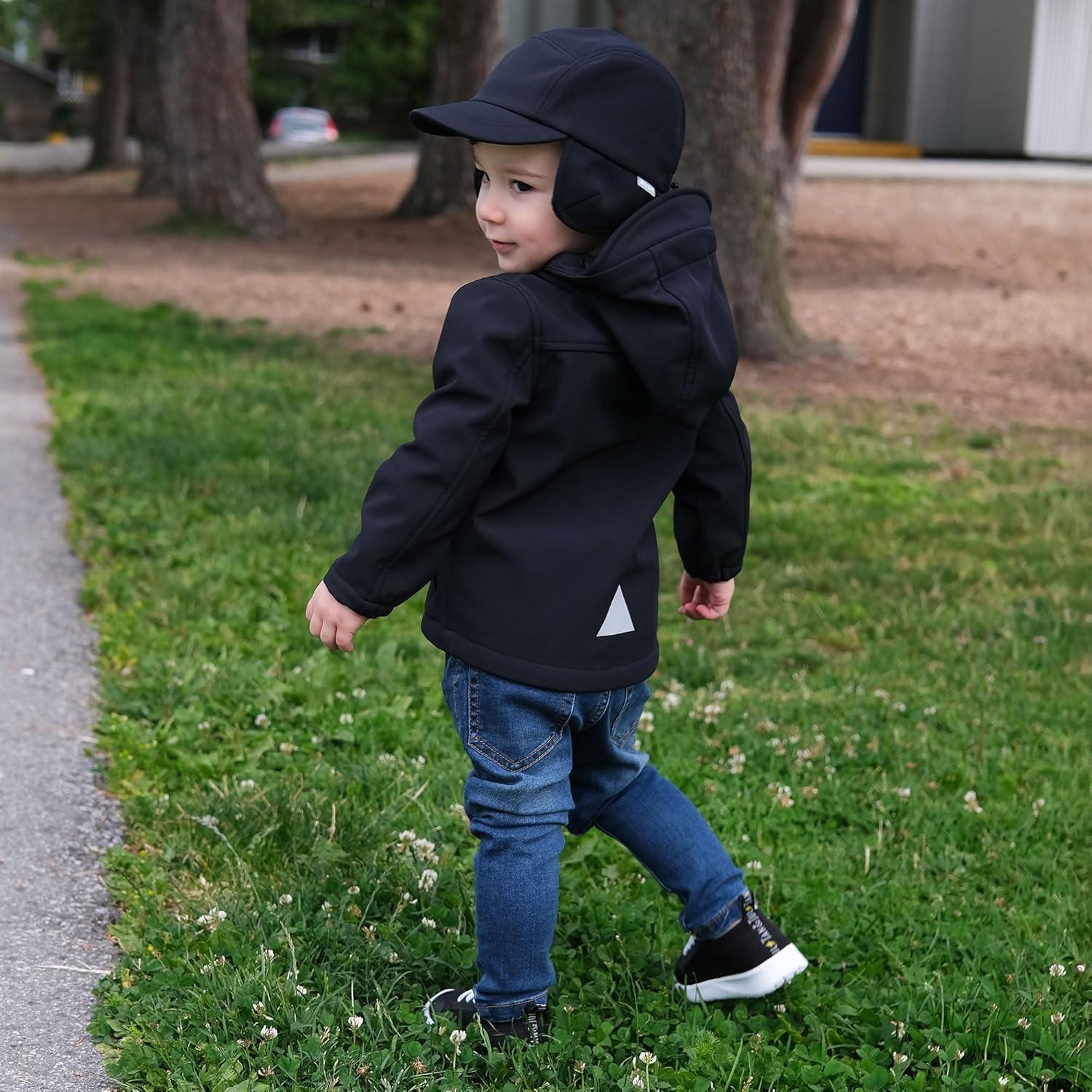 imageJAN ampamp JUL Softshell Jacket for Toddlers and KidsBlack