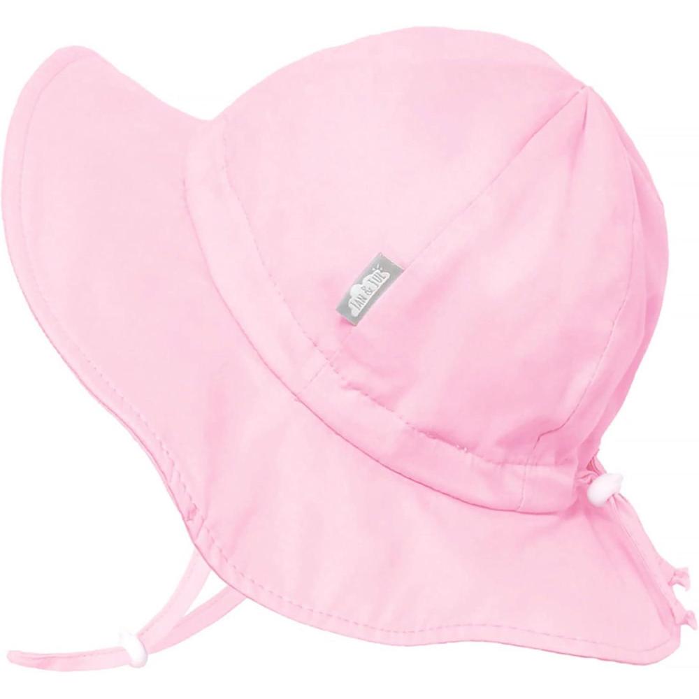 imageJAN ampamp JUL 50 UPF Cotton Sun Hat with Wide Brim for Toddler GirlsPink