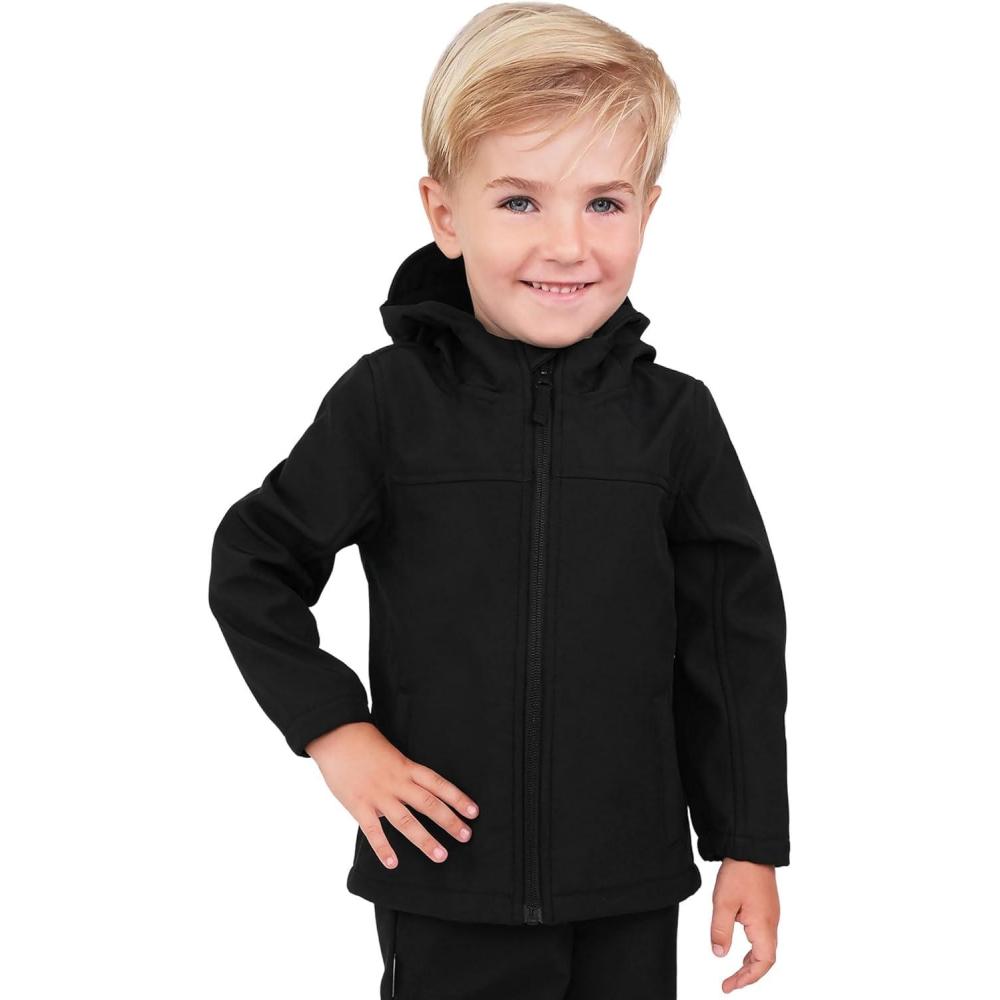 imageJAN ampamp JUL Softshell Jacket for Toddlers and KidsBlack