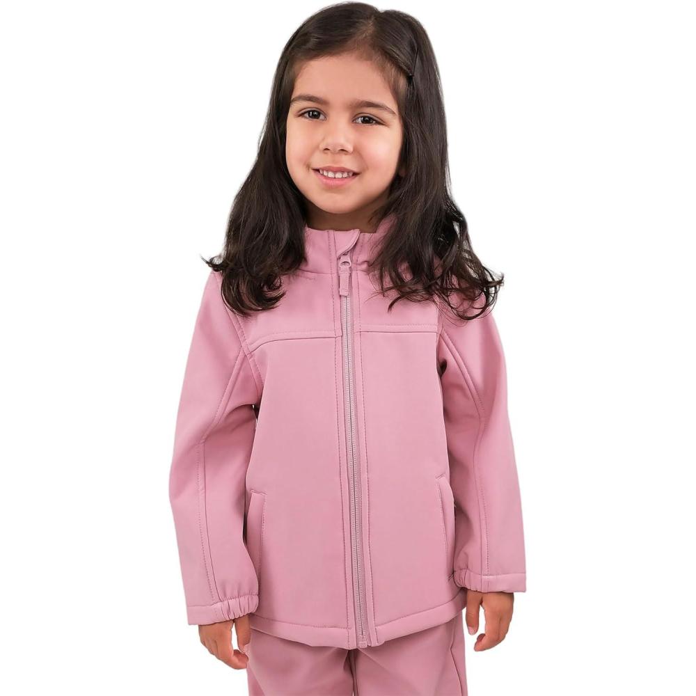 imageJAN ampamp JUL Softshell Jacket for Toddlers and KidsDusty Rose