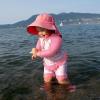 JAN & JUL Breathable Aqua Dry Infant Girl Sun Hat with UV Protection (S: 0-6 Months, Pink)